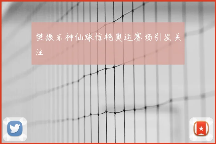 樊振东神仙球惊艳奥运赛场引发关注